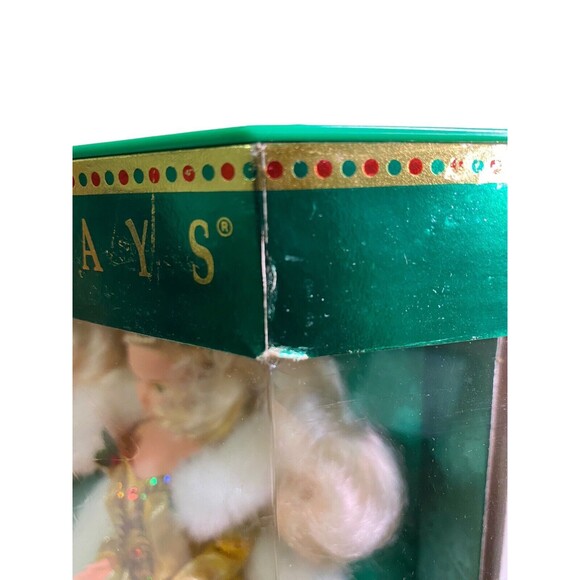 1994 Mattel Barbie Special Edition Happy Holidays Doll 12155 RARE Box Error - Picture 9 of 10